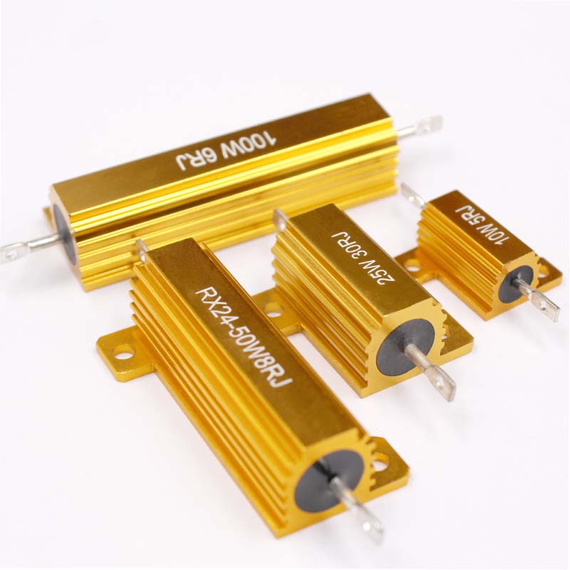 RX24 gold aluminum shell resistor